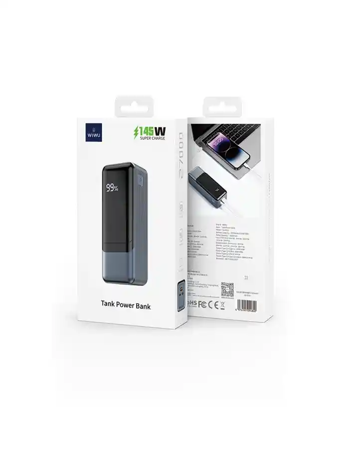 WiWU Tank Wi-P010 27000mAh Large Capacity 145W Laptop Power bank